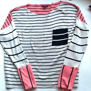 Tribal striped sweater.